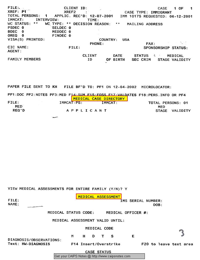 CAIPS Notes Sample Page 3